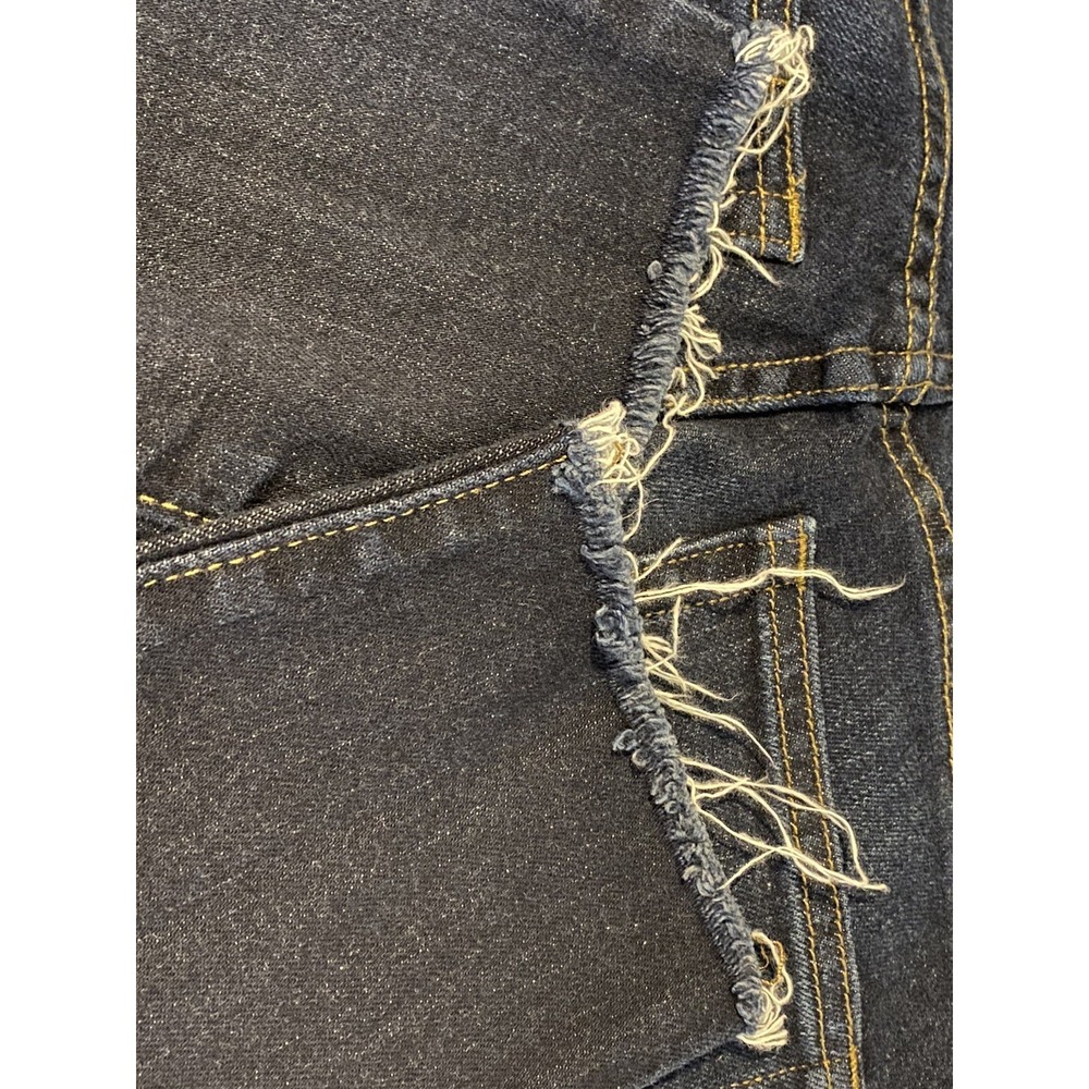 GAP 1969 Skinny Jeans Size 25 Short Blue Stretch Distressed Hem - Picture 10 of 10